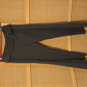 Star City Dark Gray Textured Fabric Size 13 Womens Dress Pants Office Work